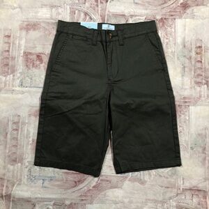 Class Club Boy’s  Khaki Green Flat Front Shorts size 14